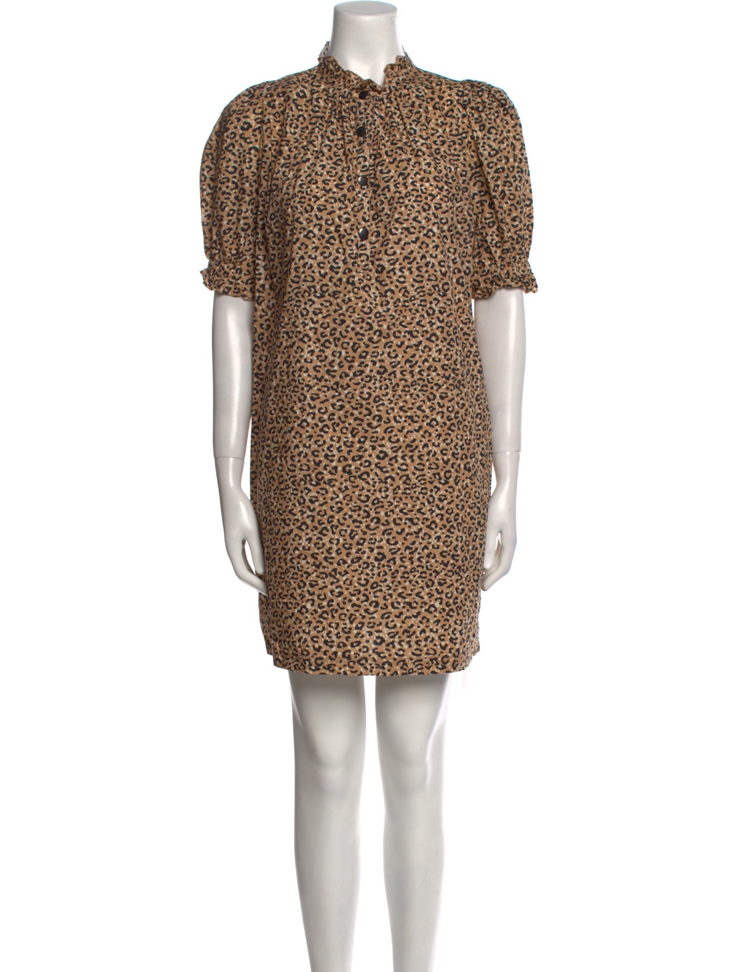 Apiece Apart Animal Print Mini Dress