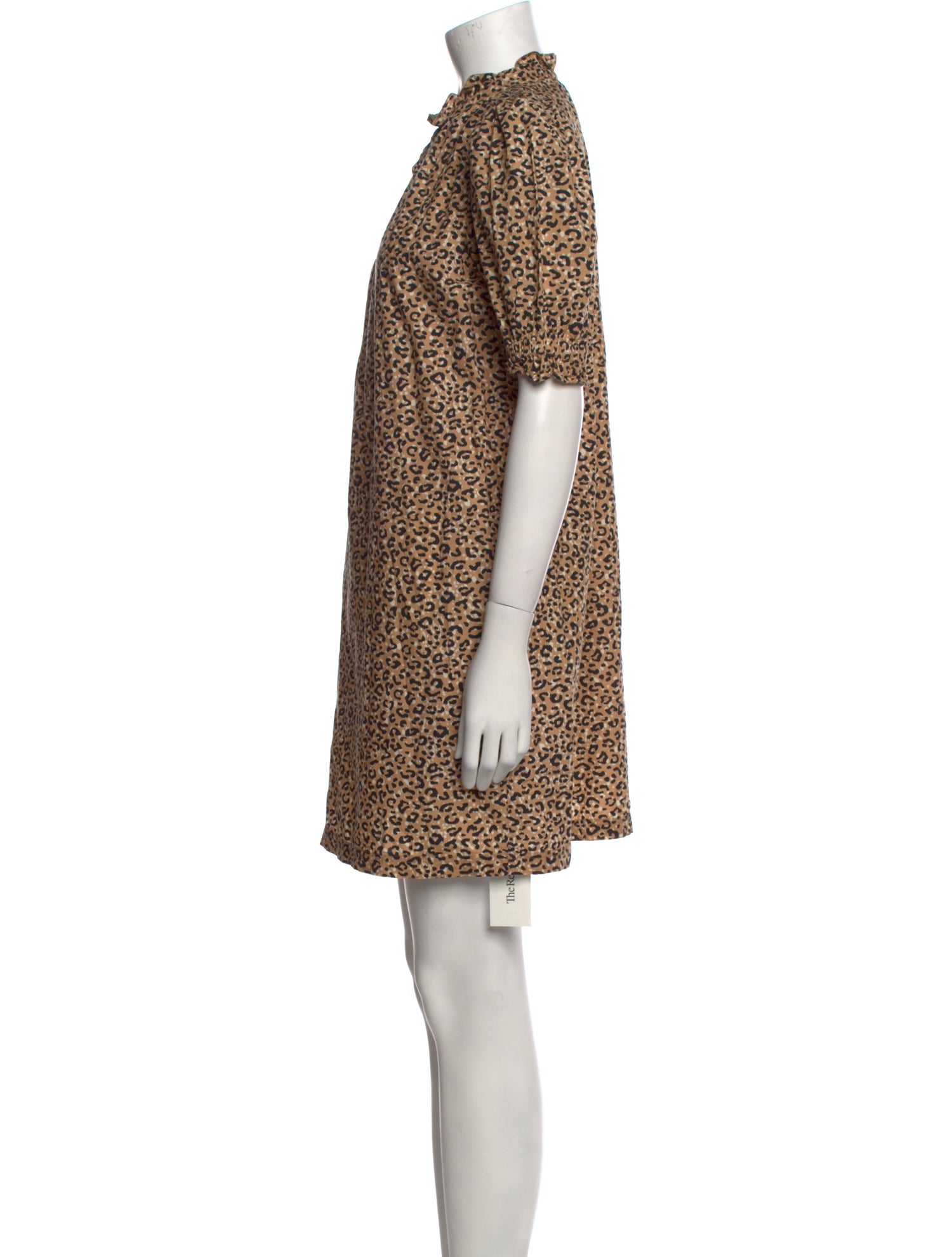 Apiece Apart Animal Print Mini Dress
