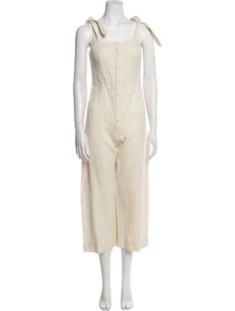 Apiece Apart Square Neckline Jumpsuit