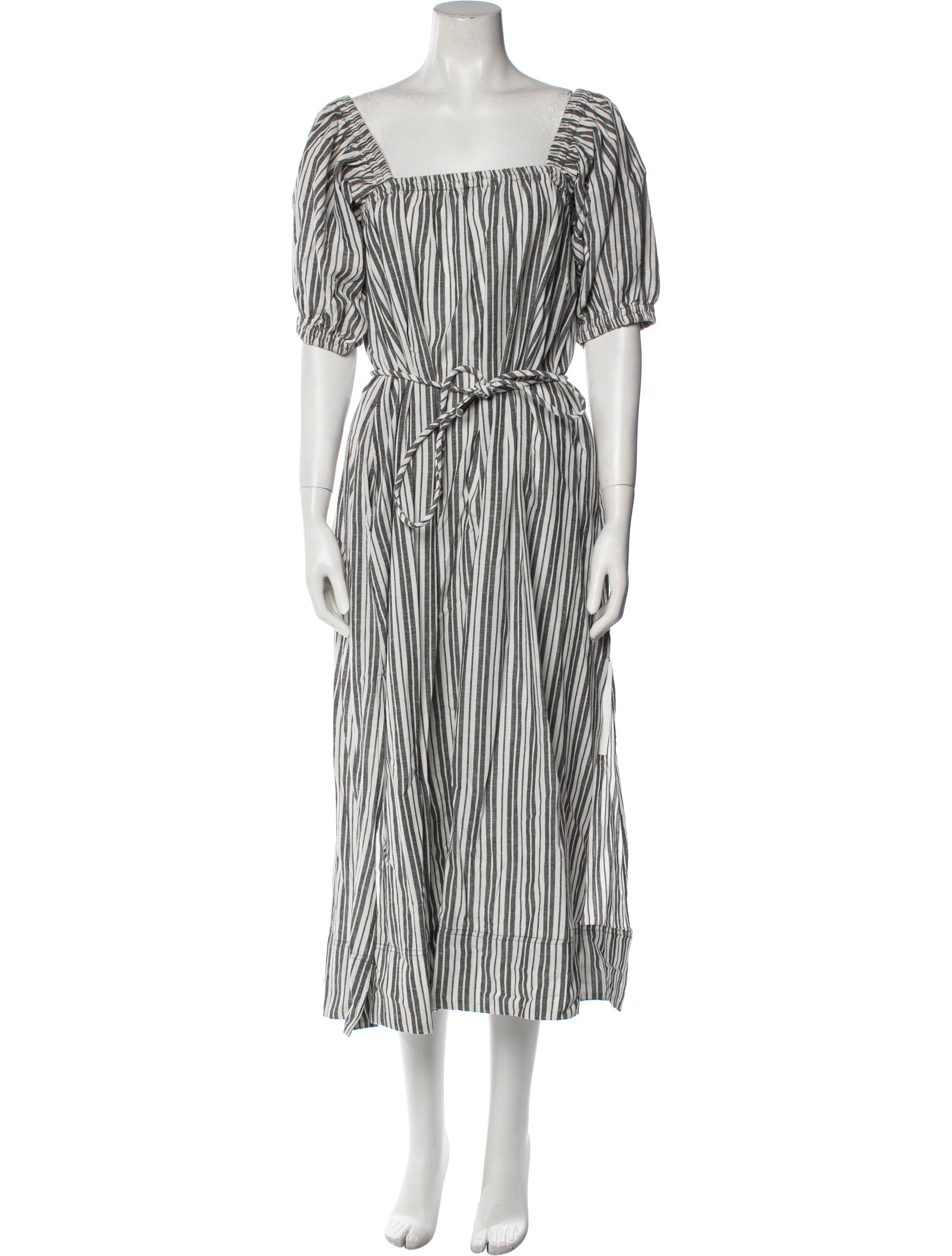 Apiece Apart Striped Long Dress