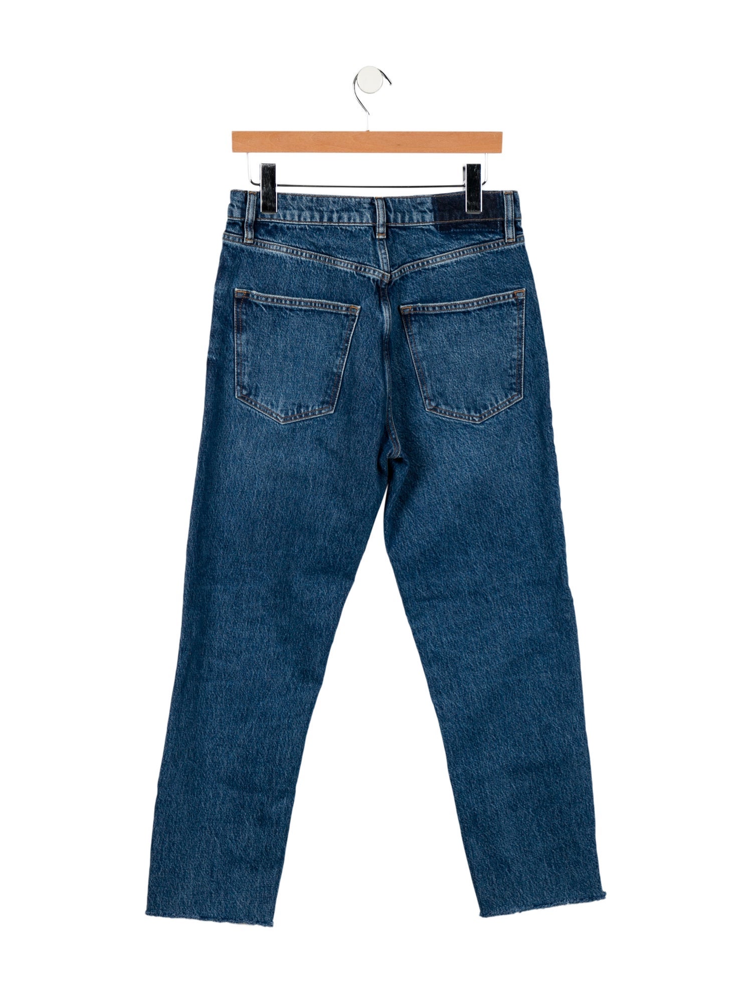 Apiece Apart High-Rise Straight Leg Jeans