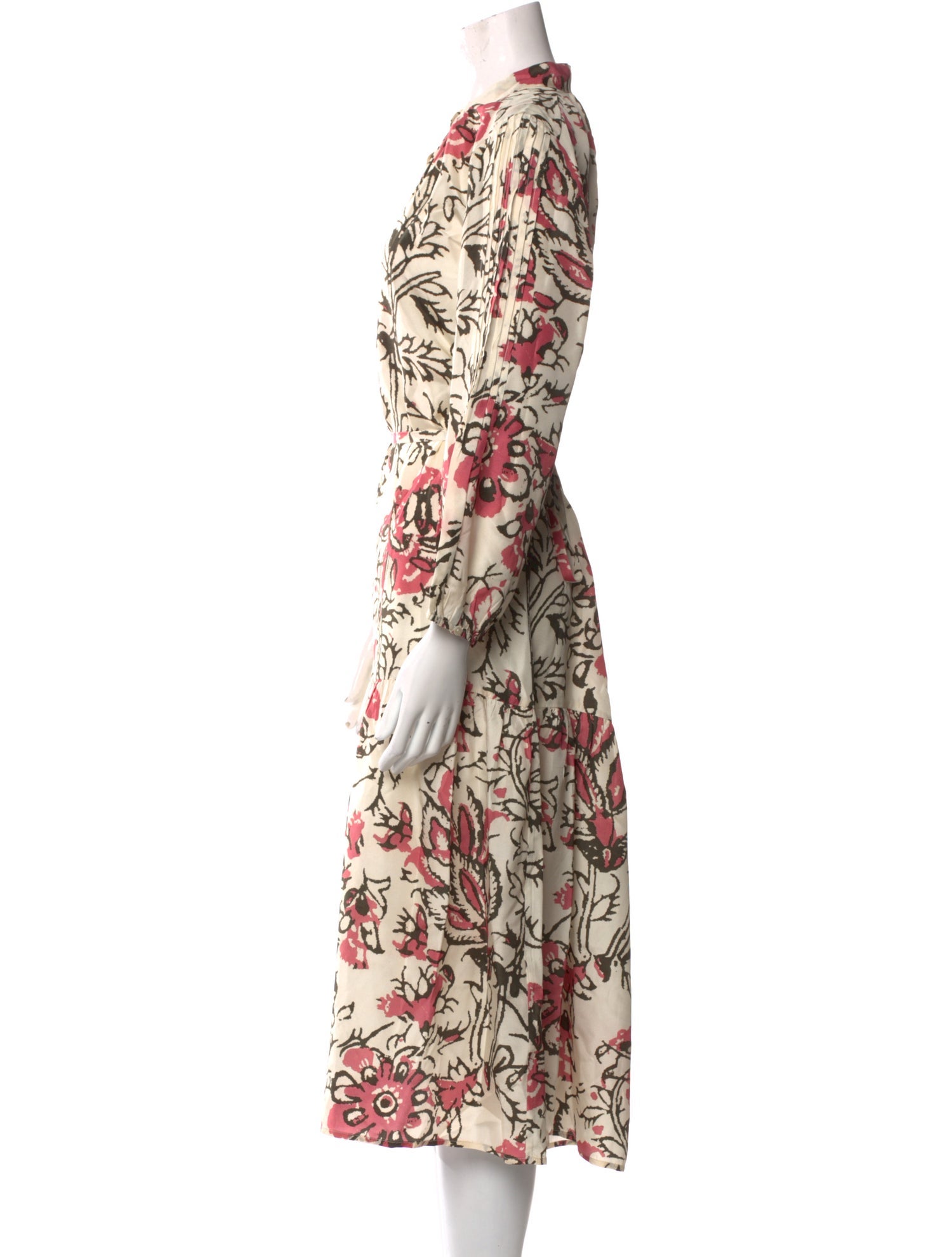 Apiece Apart Silk Midi Length Dress