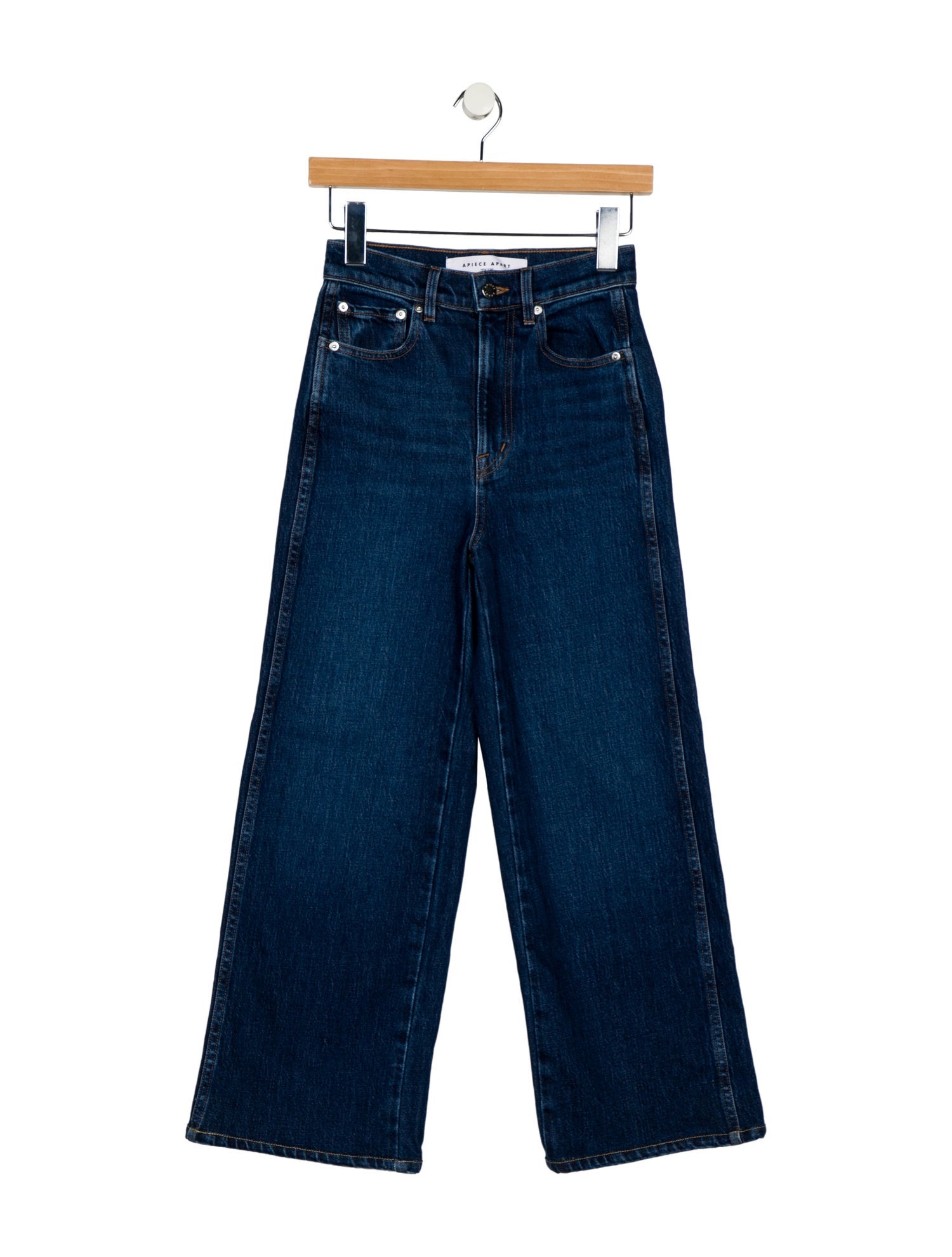 Apiece Apart High-Rise Wide Leg Jeans