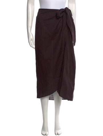Apiece Apart Skirts Linen Midi Length Skirt US 2 | XS