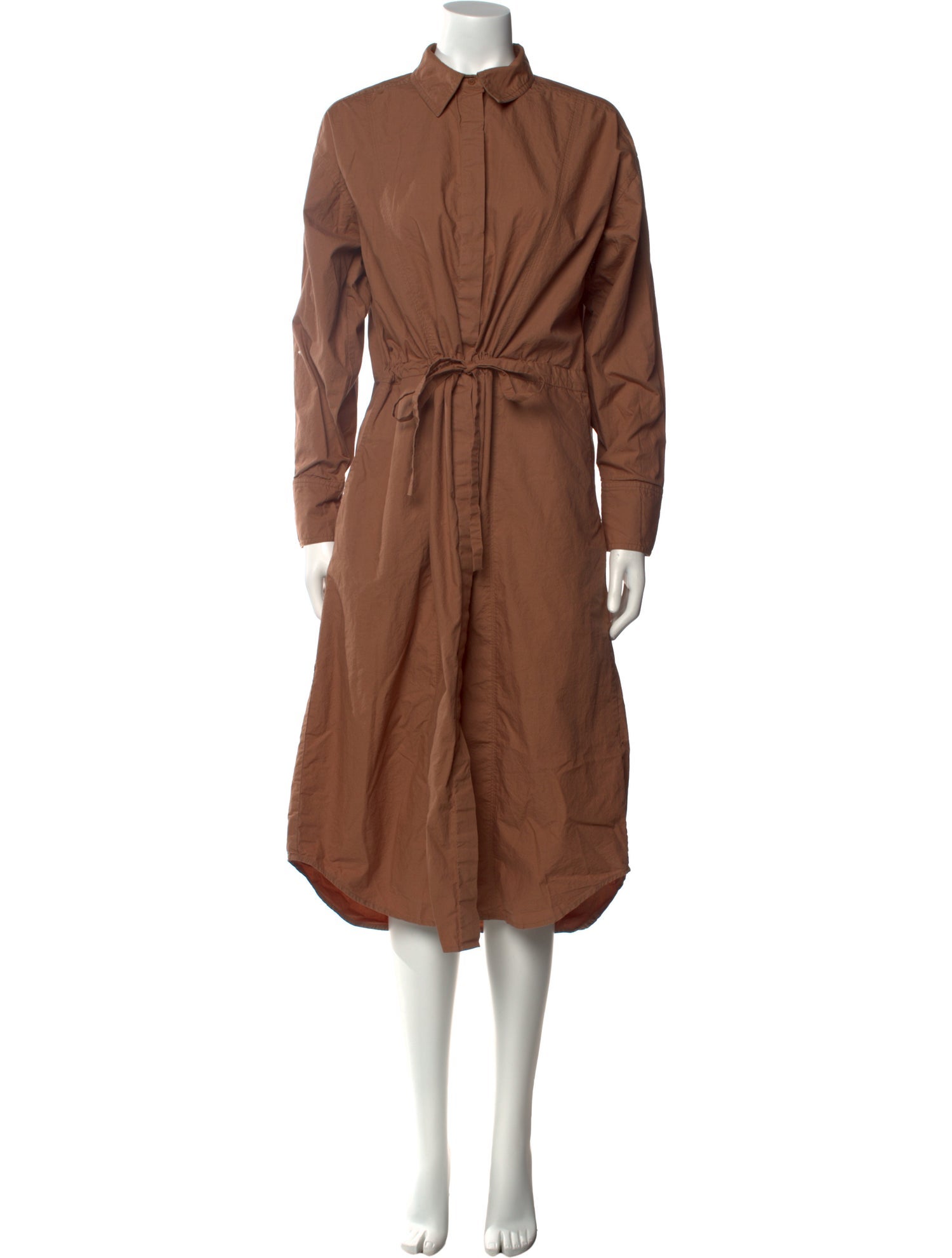 Apiece Apart Mock Neck Midi Length Dress