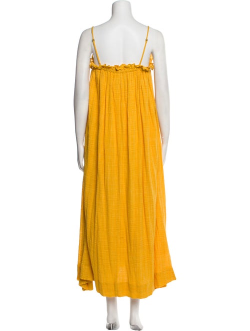 Apiece Apart Square Neckline Long Dress