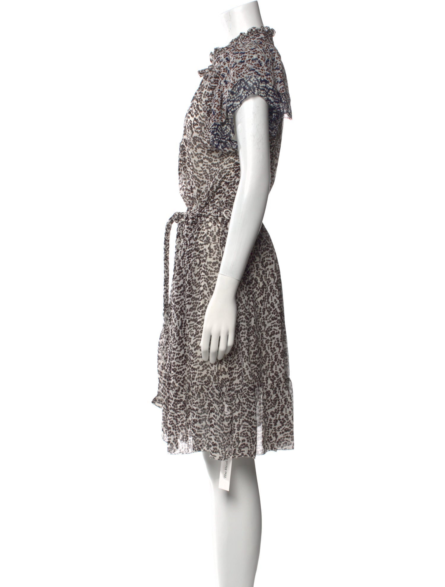 Apiece Apart Silk Knee-Length Dress