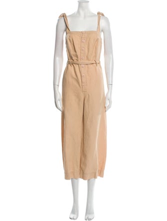 Apiece Apart Square Neckline Jumpsuit