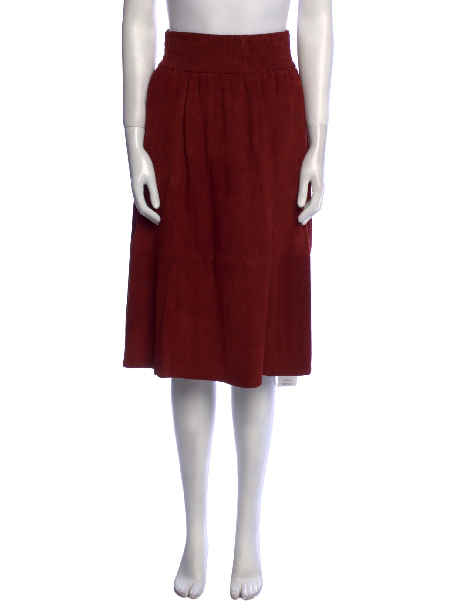 Apiece Apart Suede Knee-Length Skirt