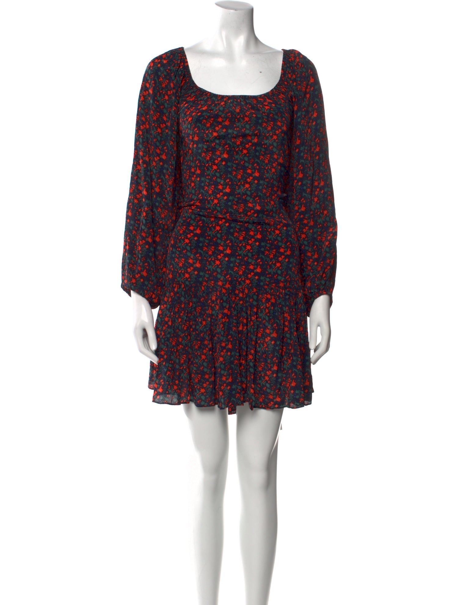 Apiece Apart Floral Print Mini Dress