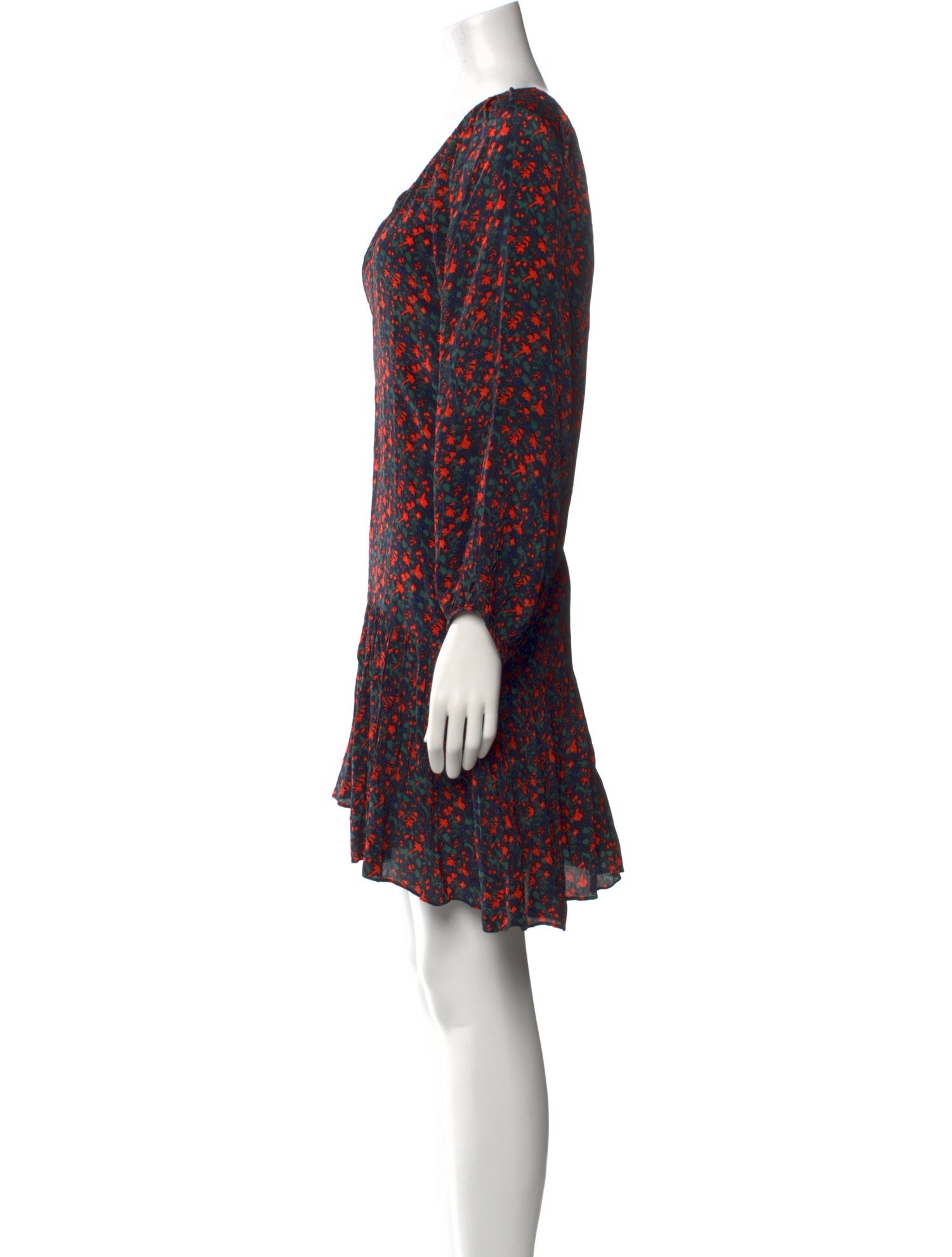 Apiece Apart Floral Print Mini Dress