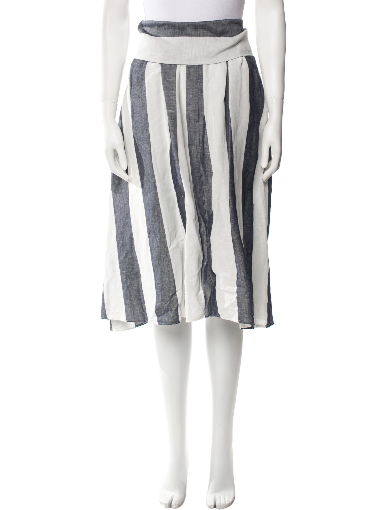 Apiece Apart Linen Knee-Length Skirt