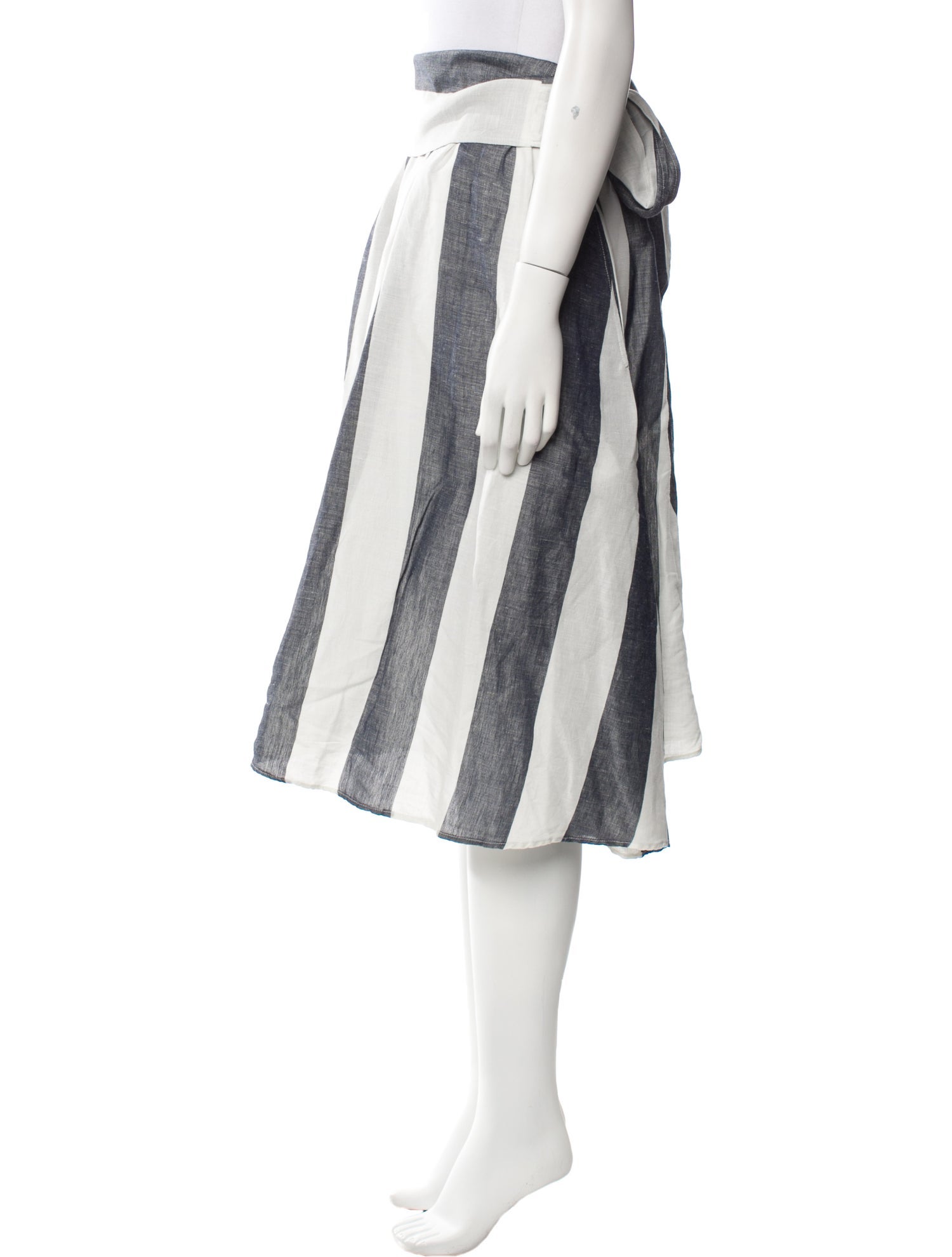 Apiece Apart Linen Knee-Length Skirt