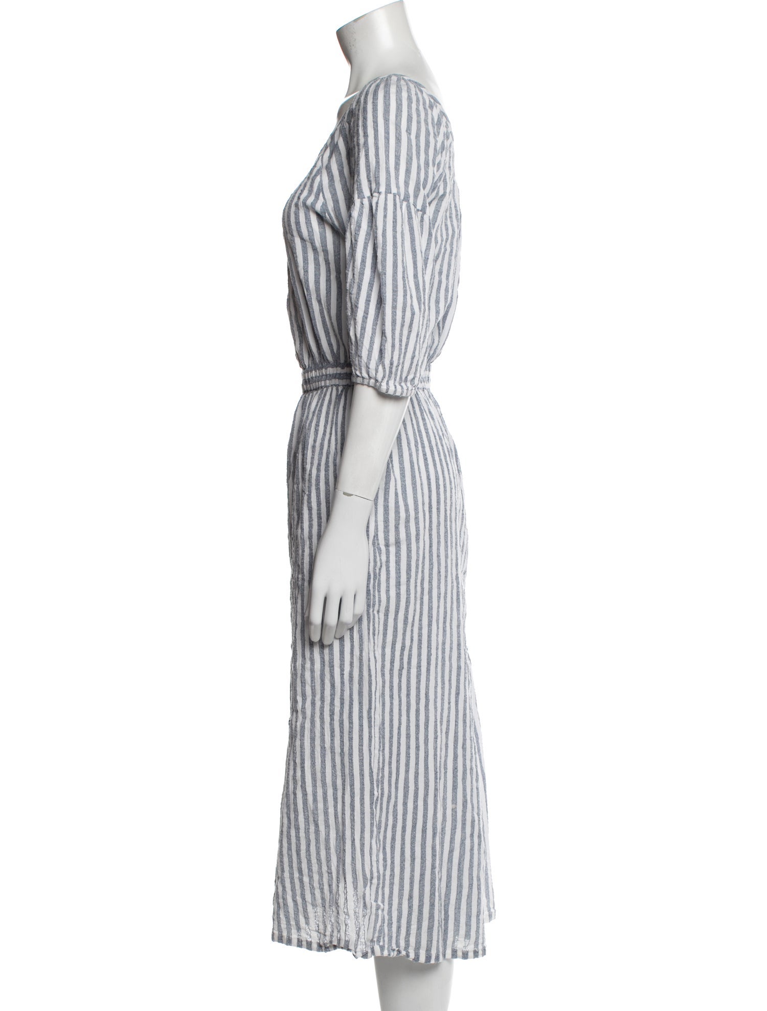 Apiece Apart Striped Long Dress