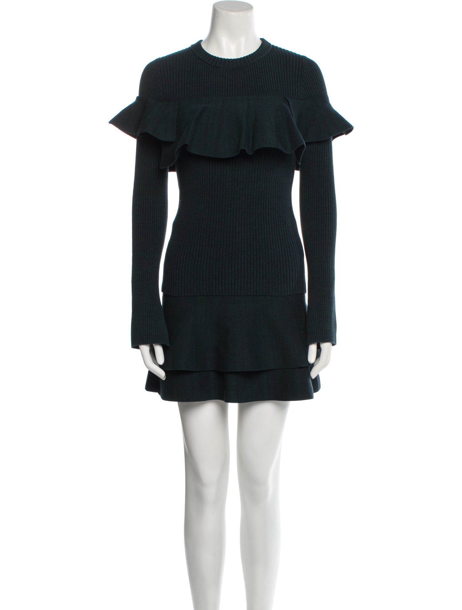 Apiece Apart Ruffle Embellishment Skirt Set