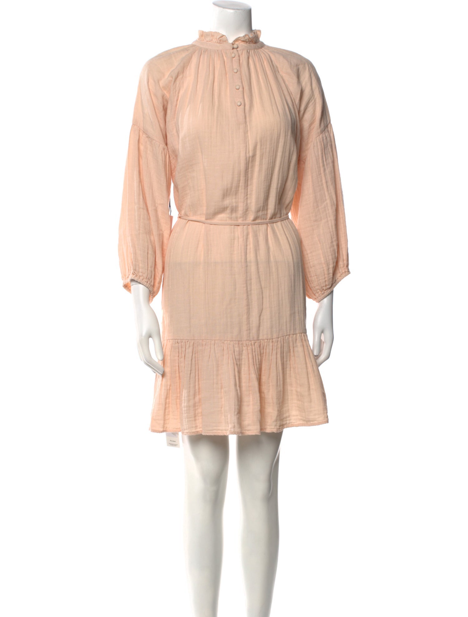 Apiece Apart Mock Neck Mini Dress