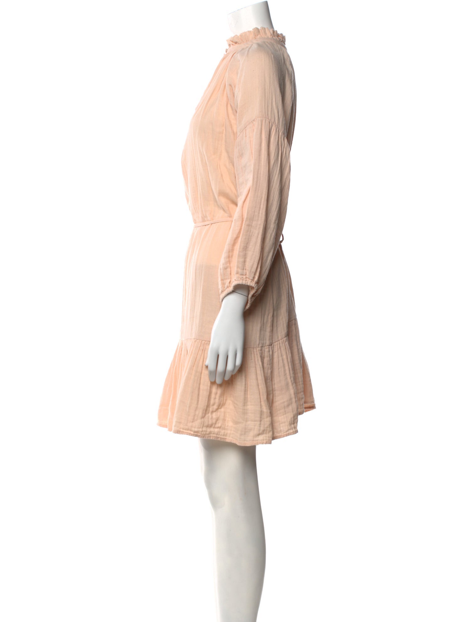 Apiece Apart Mock Neck Mini Dress