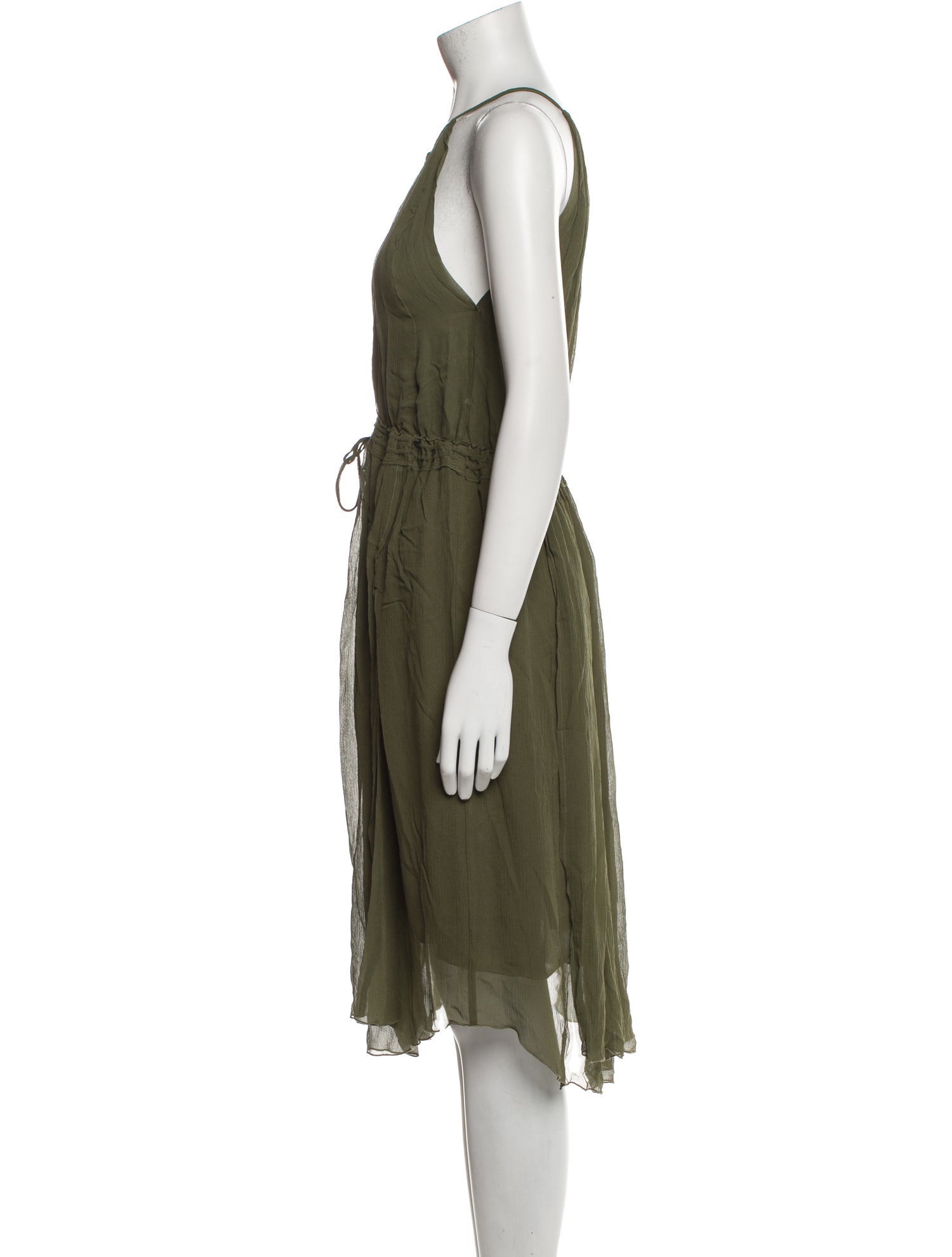 Apiece Apart Silk Midi Length Dress