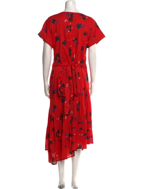 Apiece Apart Floral Print Long Dress