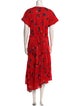 Apiece Apart Floral Print Long Dress
