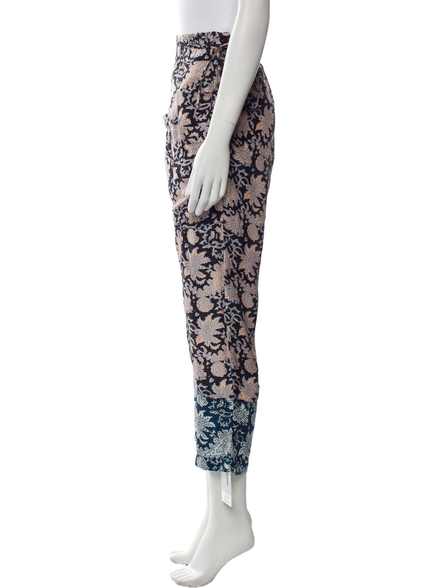 Apiece Apart Silk Straight Leg Pants