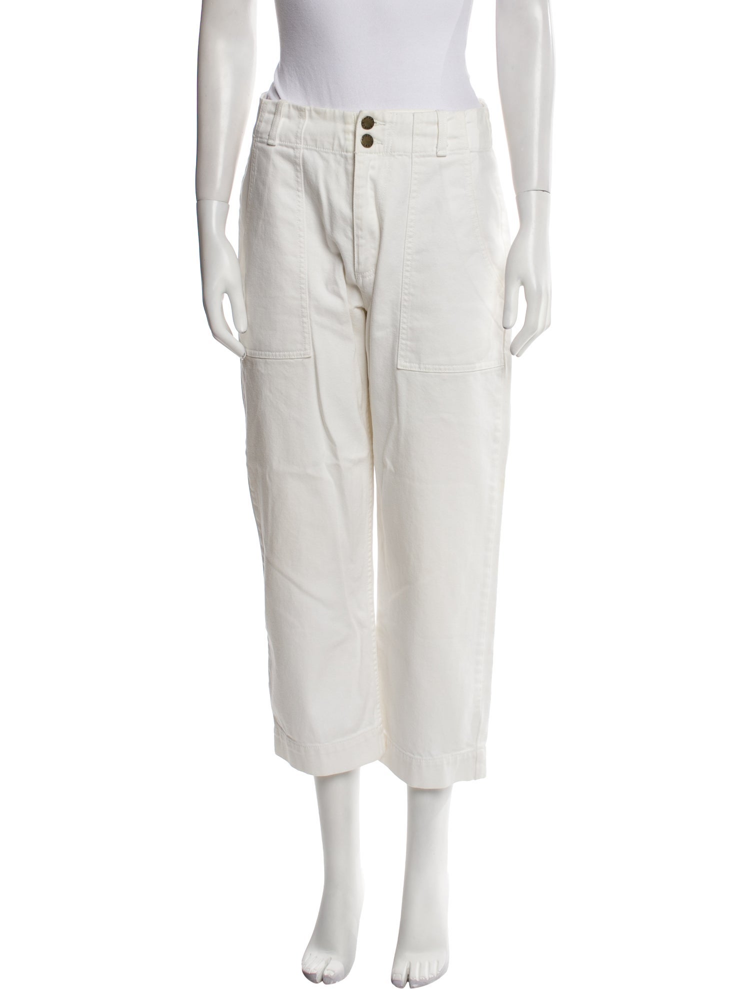 Apiece Apart High-Rise Straight Leg Jeans