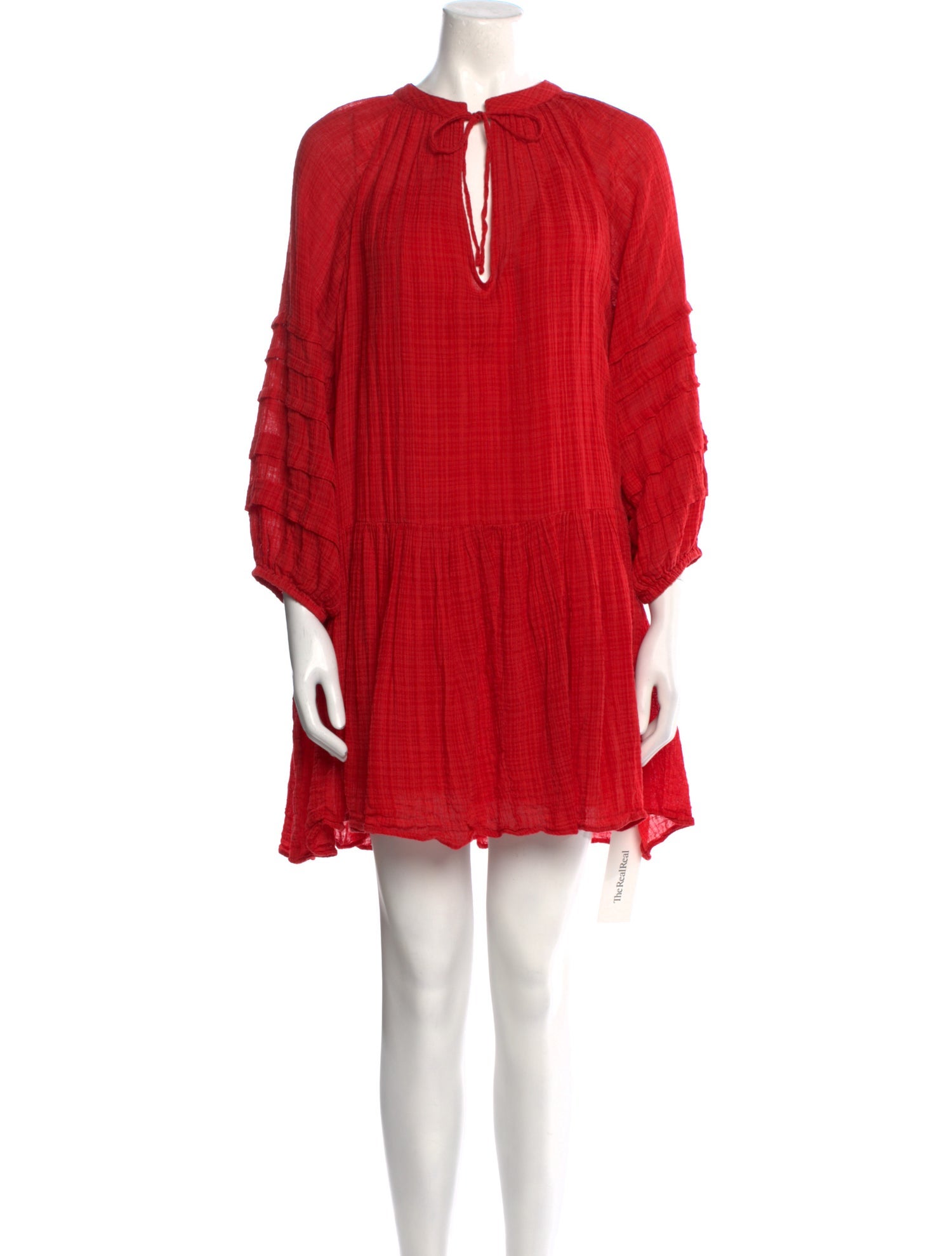 Apiece Apart V-Neck Mini Dress