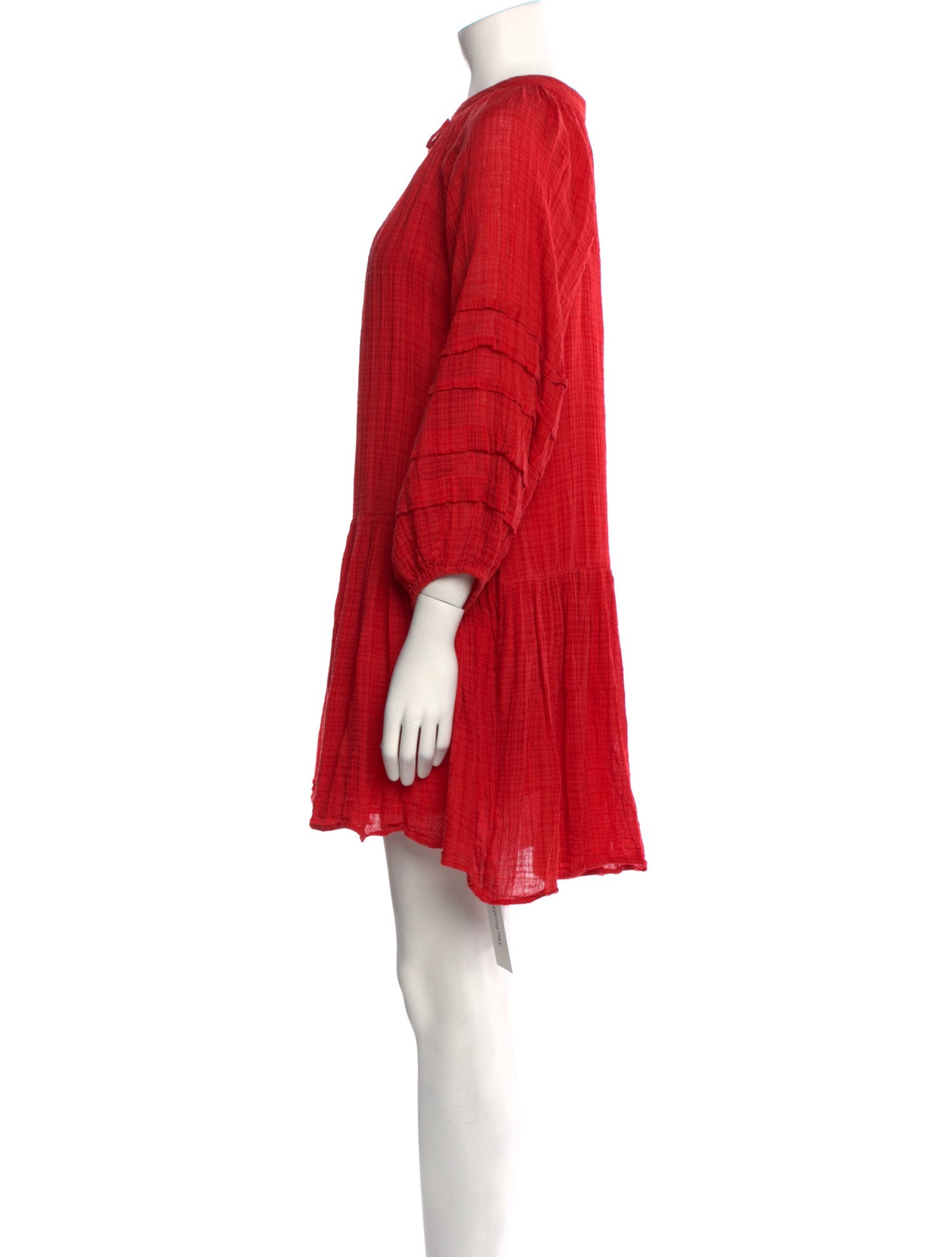 Apiece Apart V-Neck Mini Dress