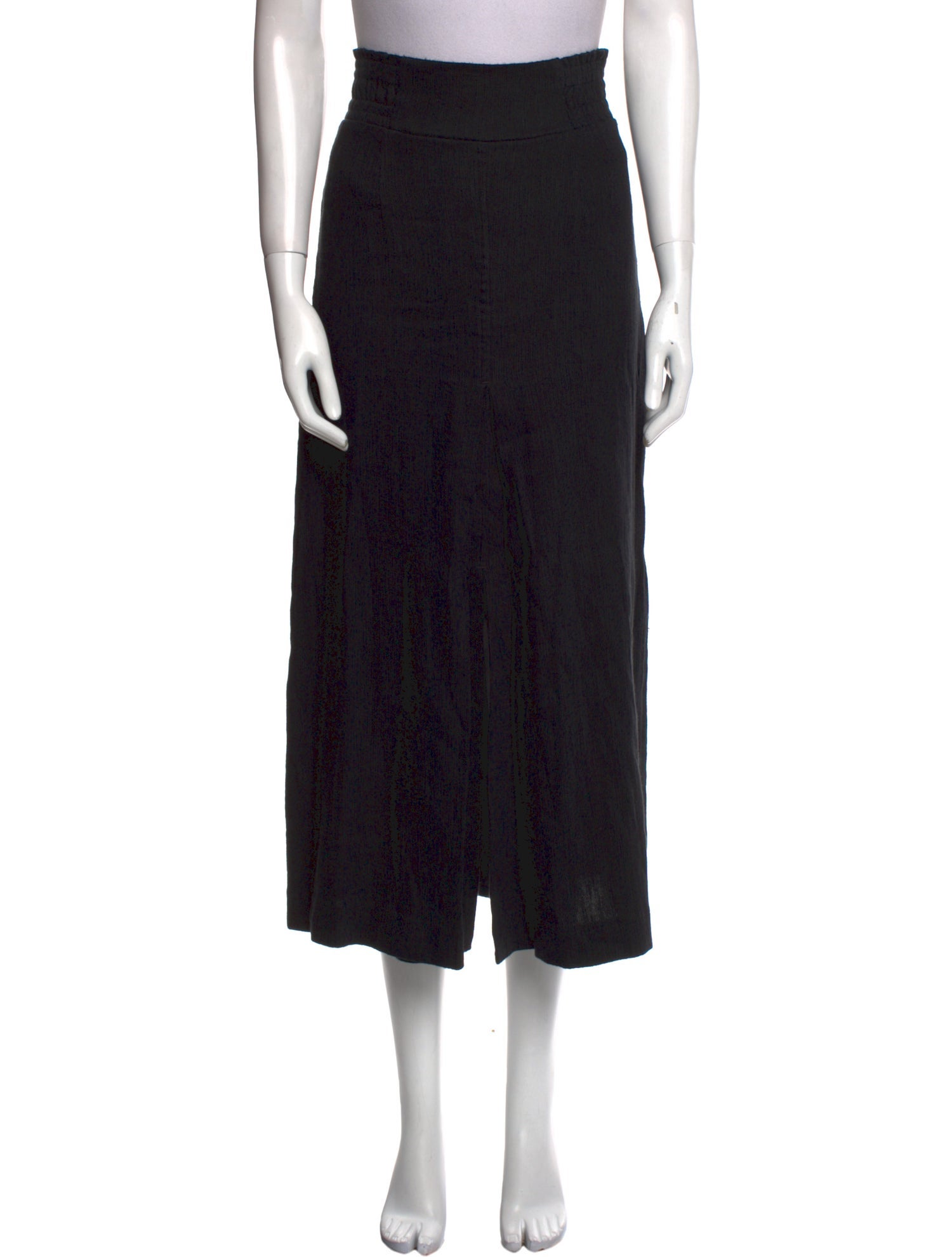 Apiece Apart Pleated Accents Midi Length Skirt