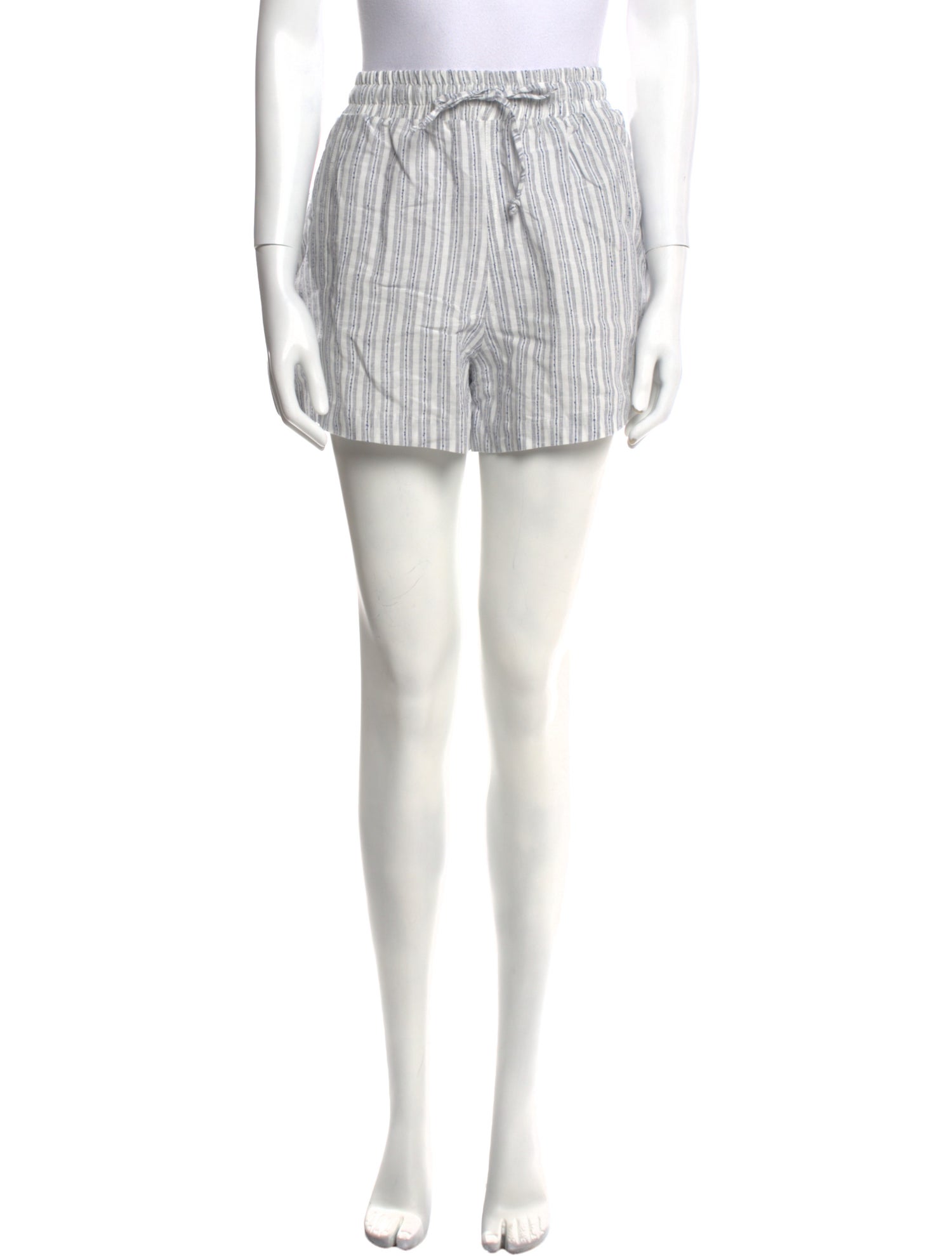 Apiece Apart Striped Mini Shorts