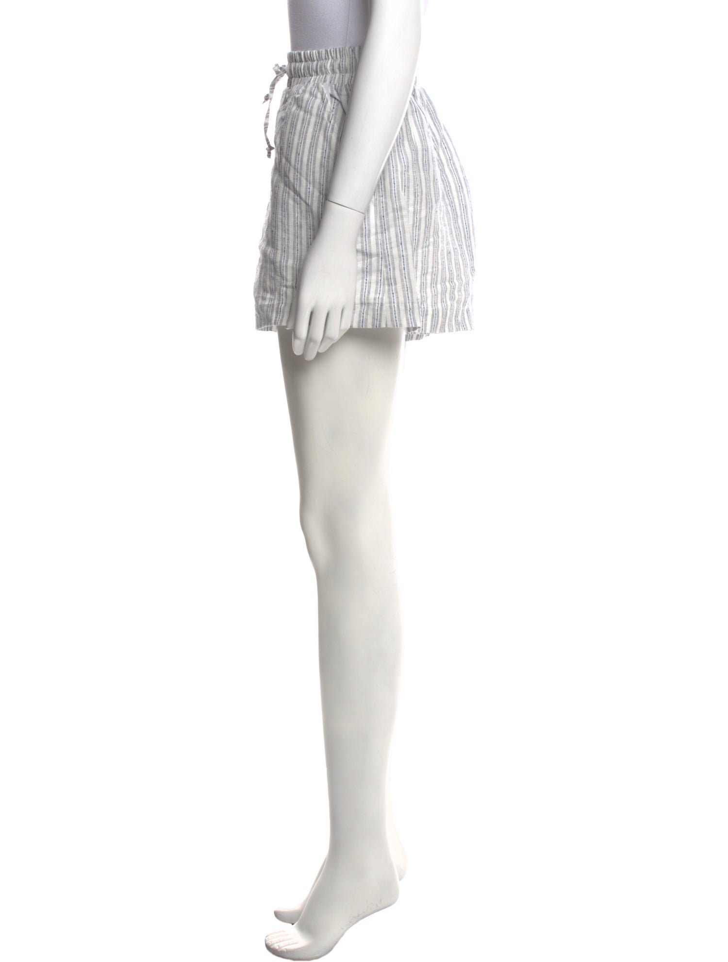 Apiece Apart Striped Mini Shorts