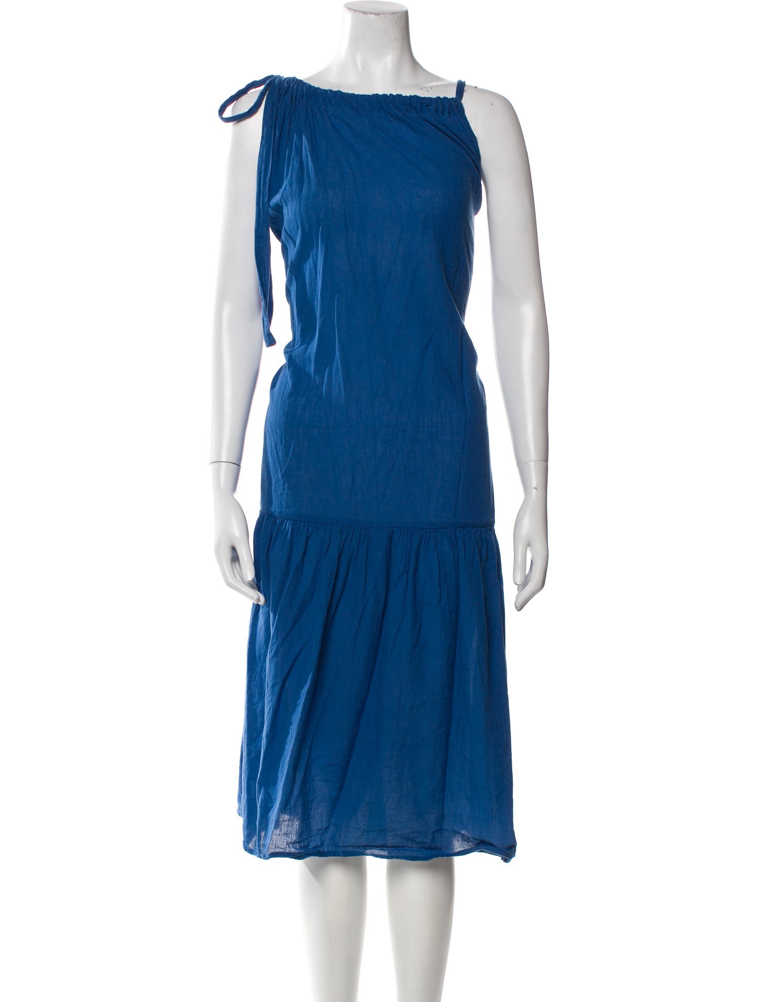 Apiece Apart Bateau Neckline Midi Length Dress