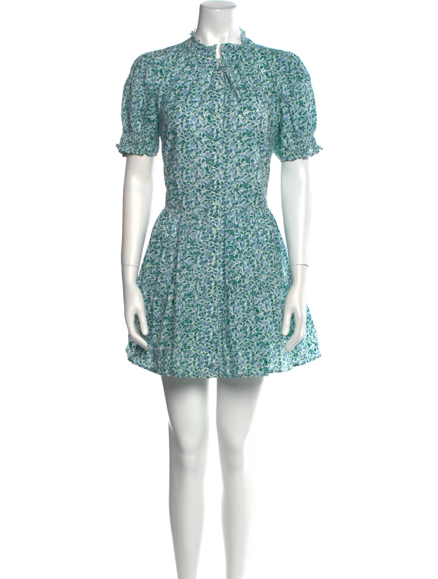 Apiece Apart Floral Print Mini Dress