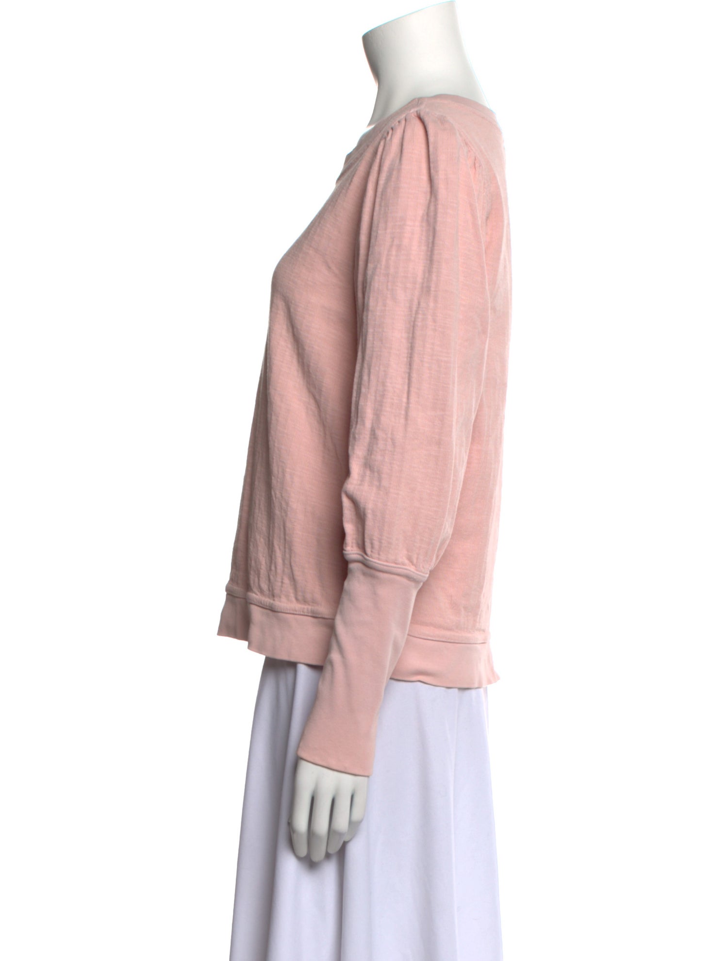 Apiece Apart Crew Neck Long Sleeve Sweatshirt