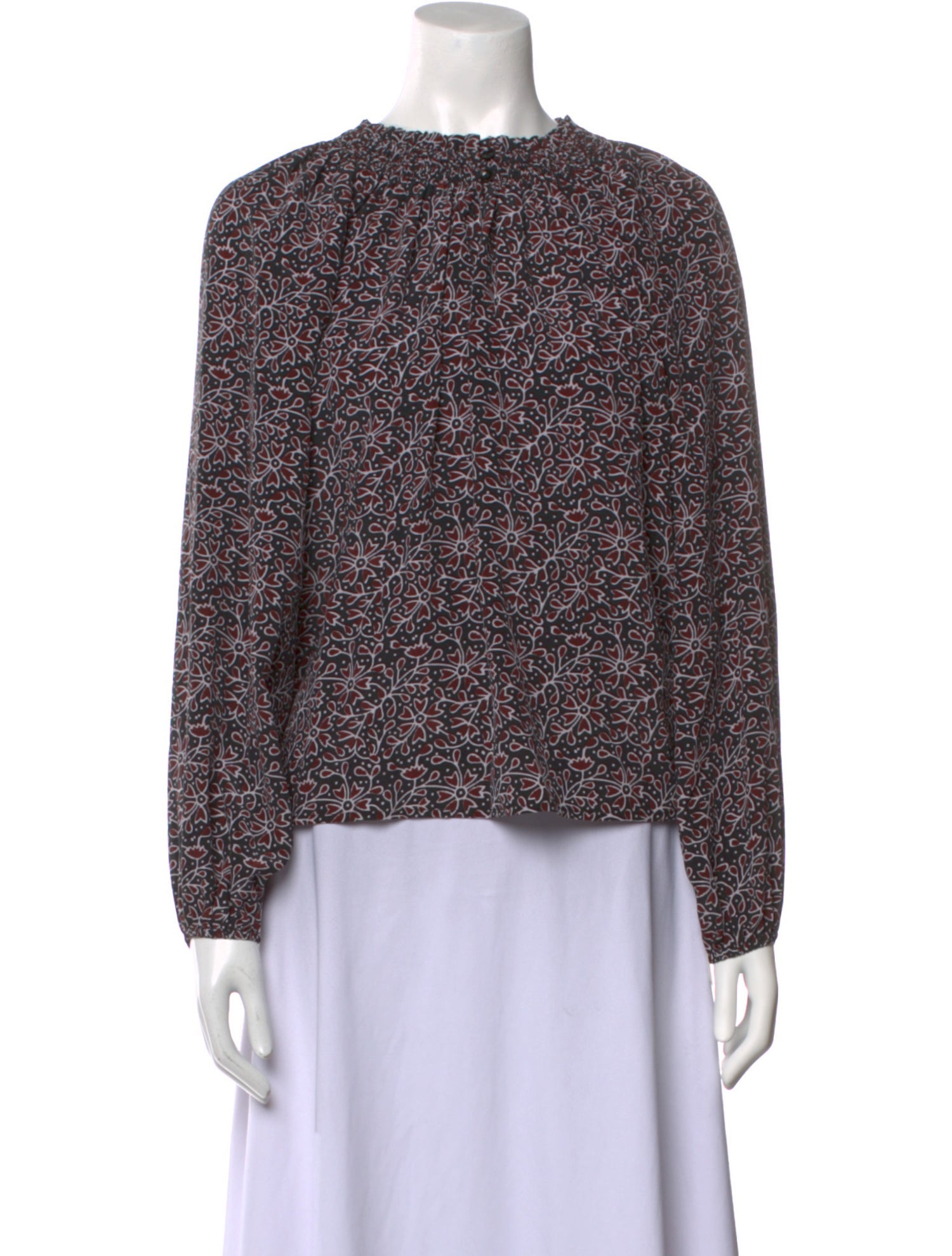 Apiece Apart Silk Printed Sweatshirt