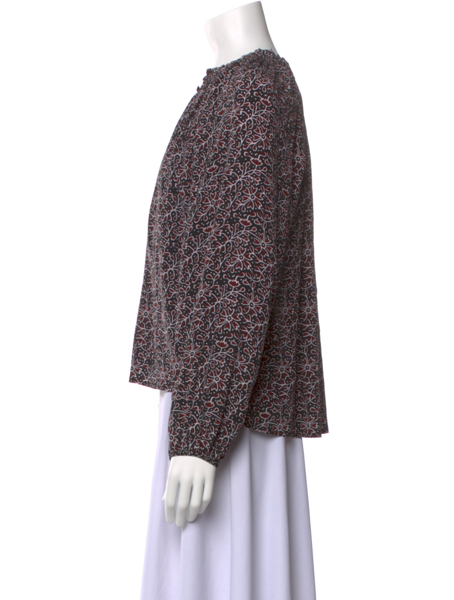 Apiece Apart Silk Printed Sweatshirt