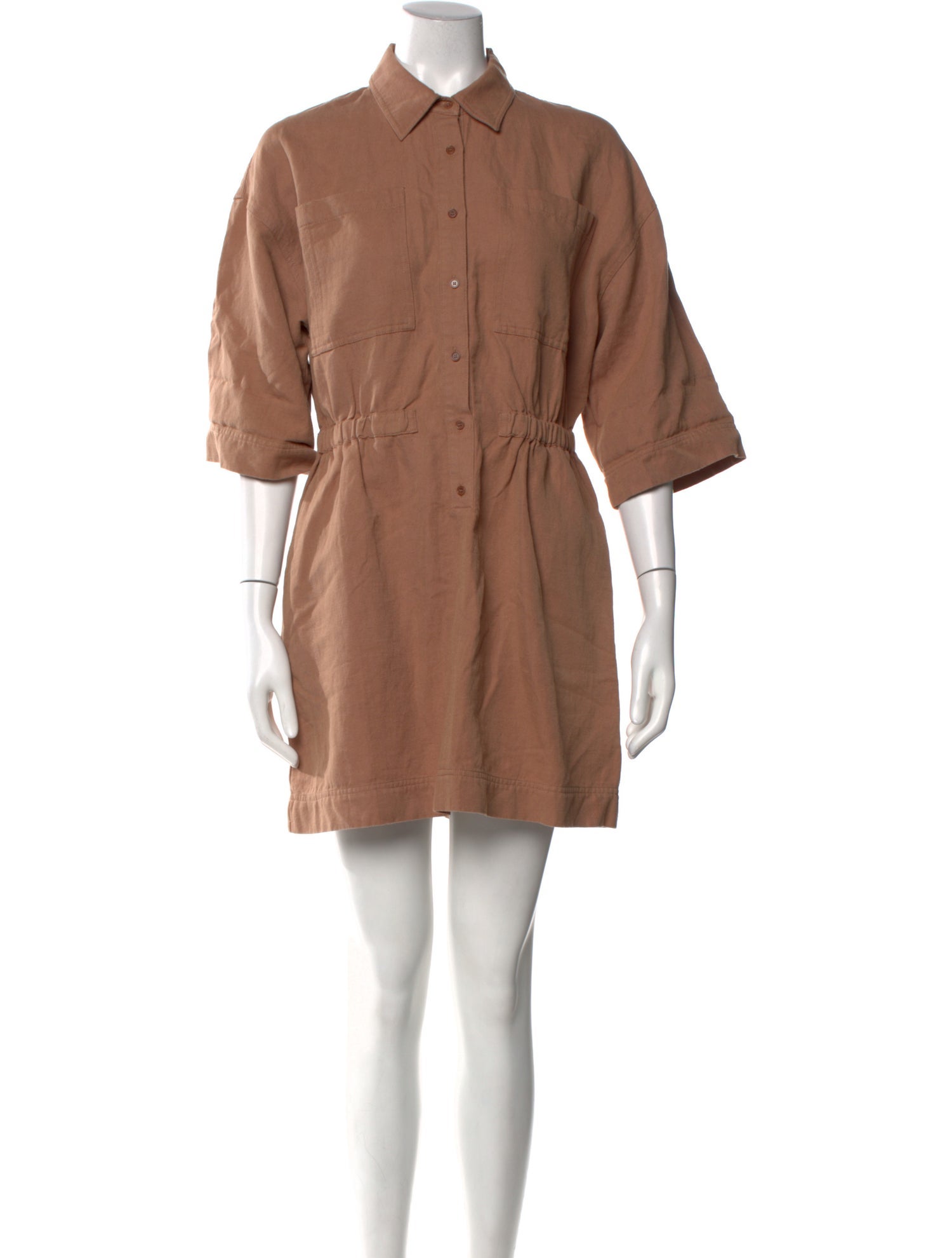 Apiece Apart Linen Mini Dress