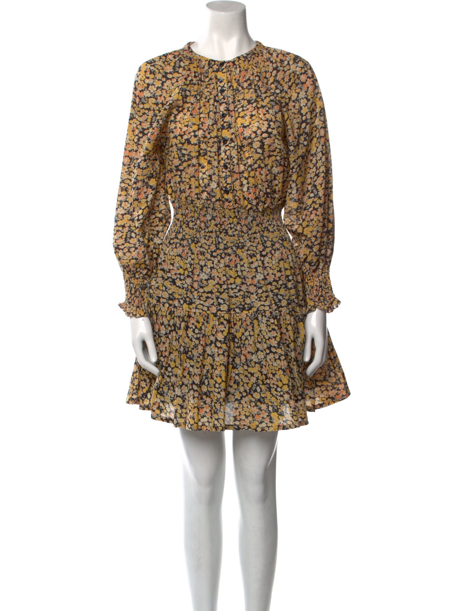 Apiece Apart Floral Print Mini Dress