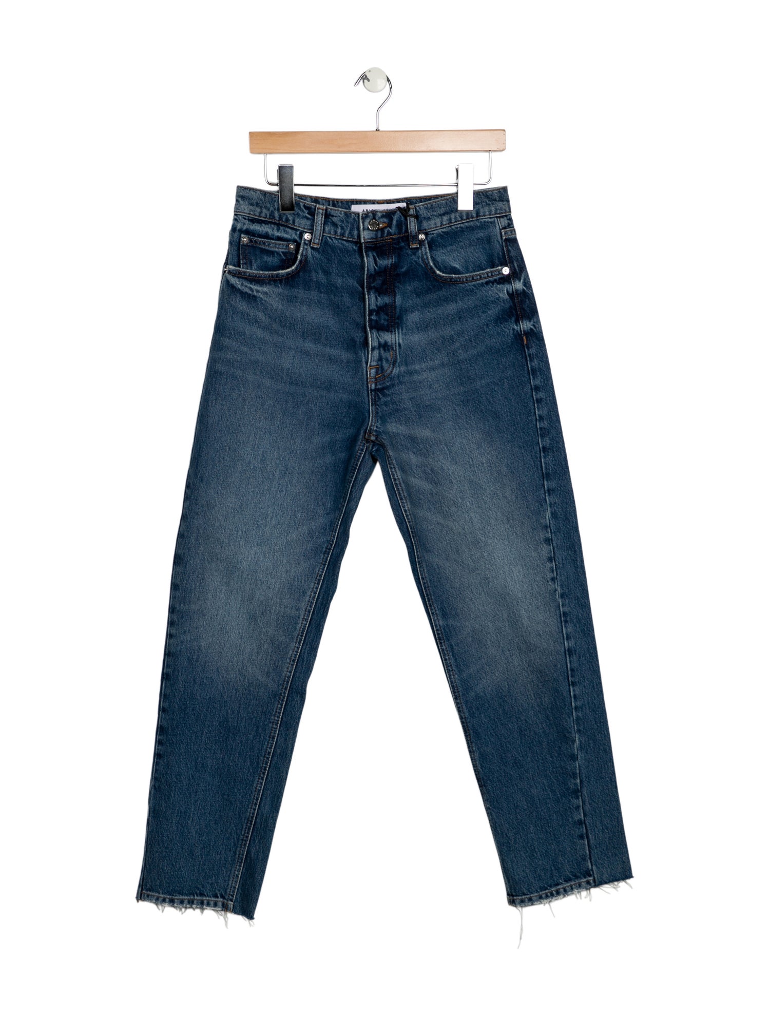 Apiece Apart High-Rise Straight Leg Jeans