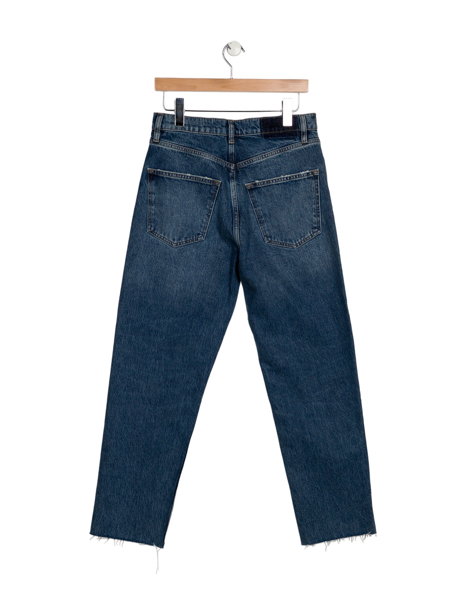 Apiece Apart High-Rise Straight Leg Jeans