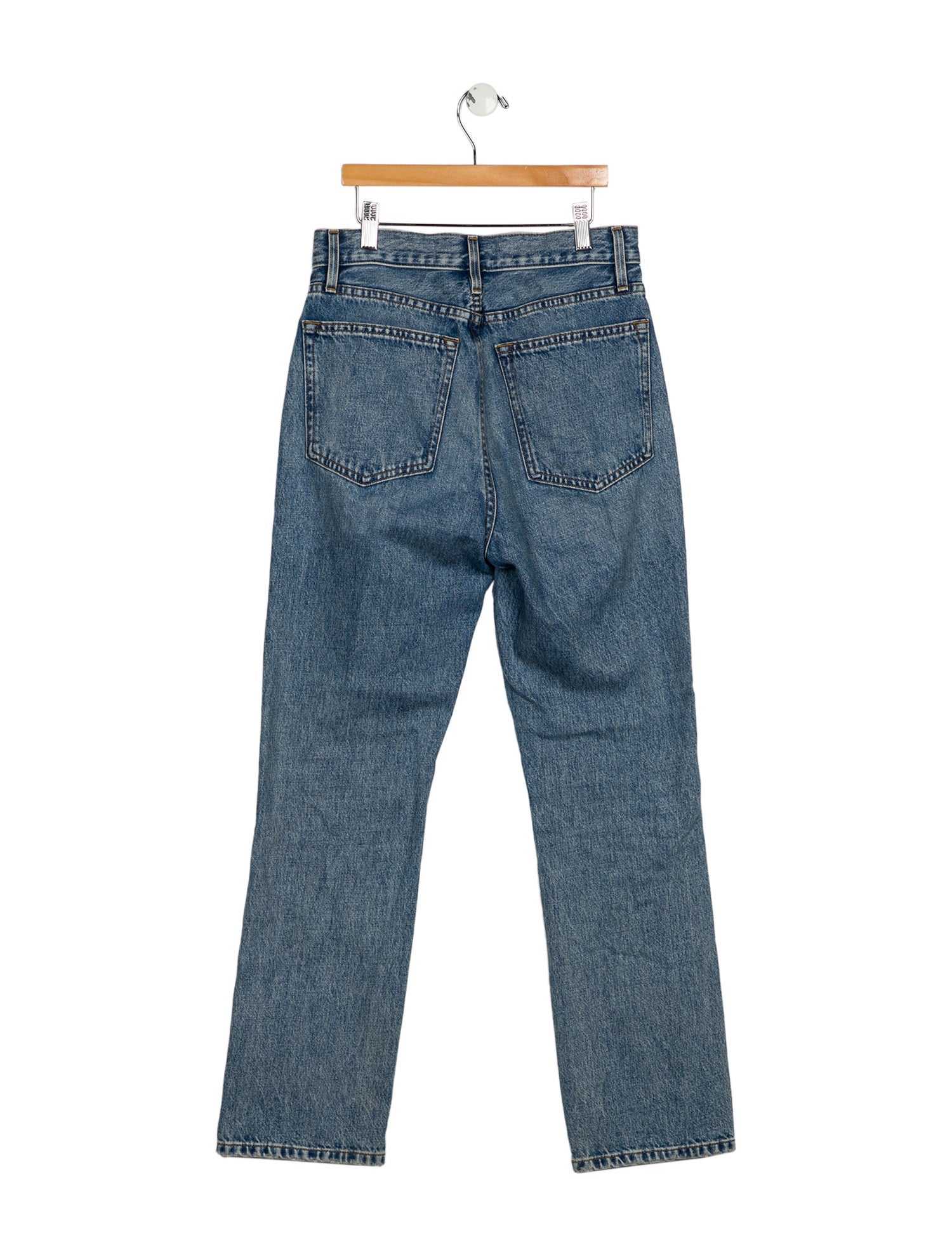 Apiece Apart Mid-Rise Straight Leg Jeans