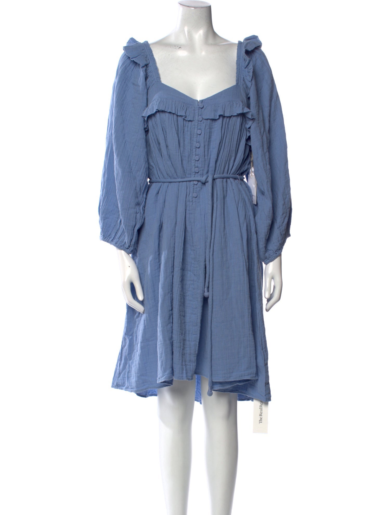 Apiece Apart Square Neckline Mini Dress