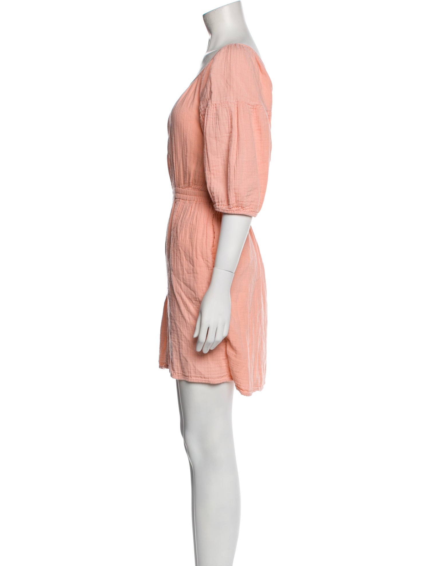 Apiece Apart Scoop Neck Mini Dress