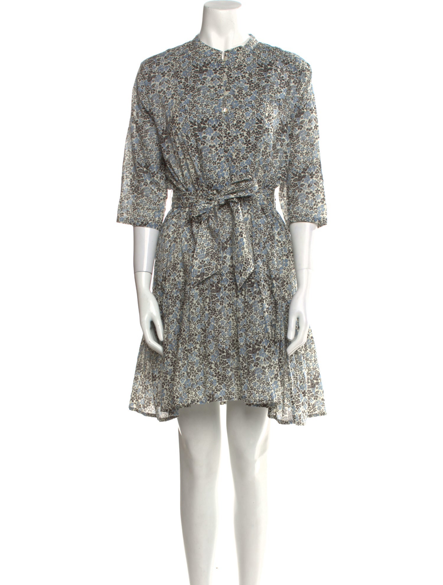 Apiece Apart Floral Print Mini Dress