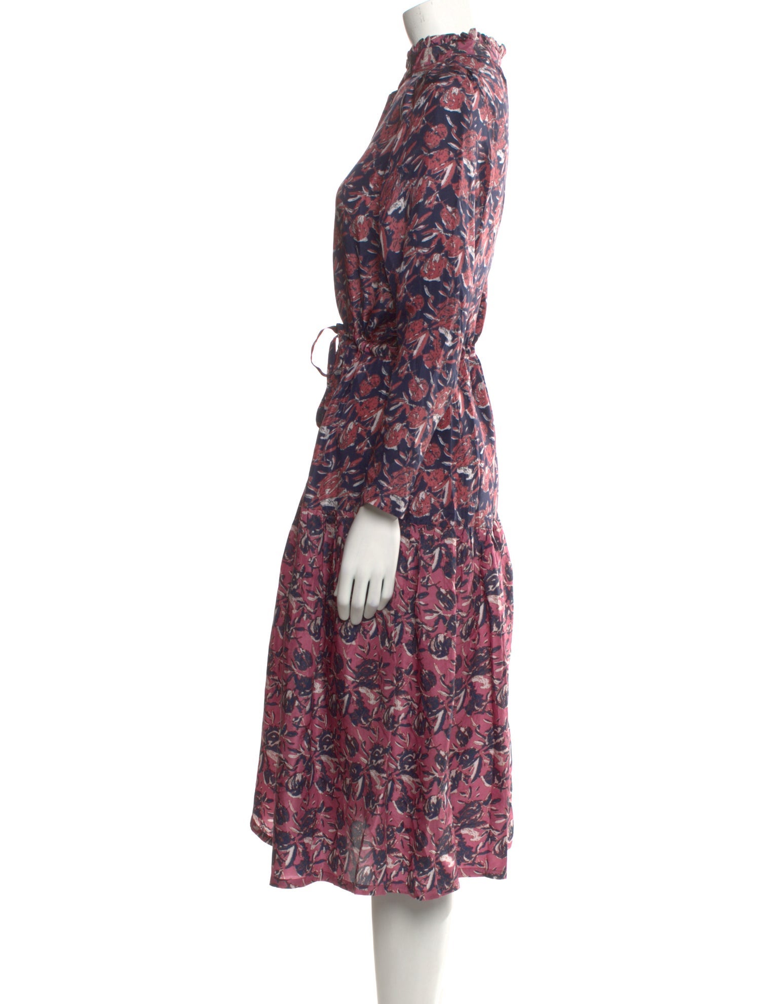 Apiece Apart Silk Midi Length Dress