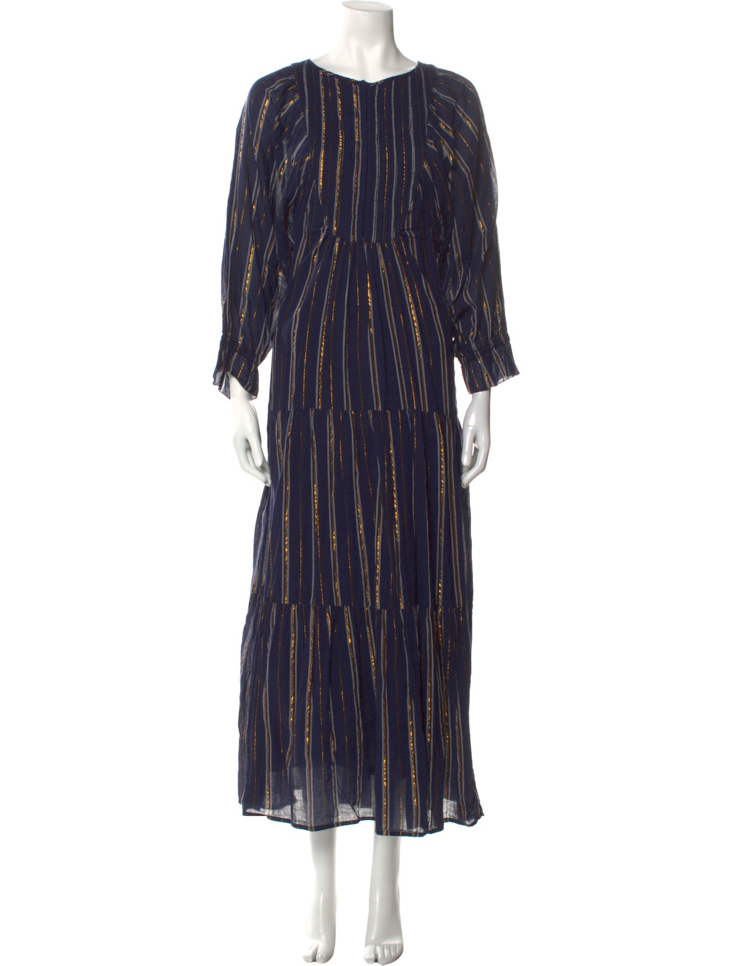 Apiece Apart Striped Long Dress