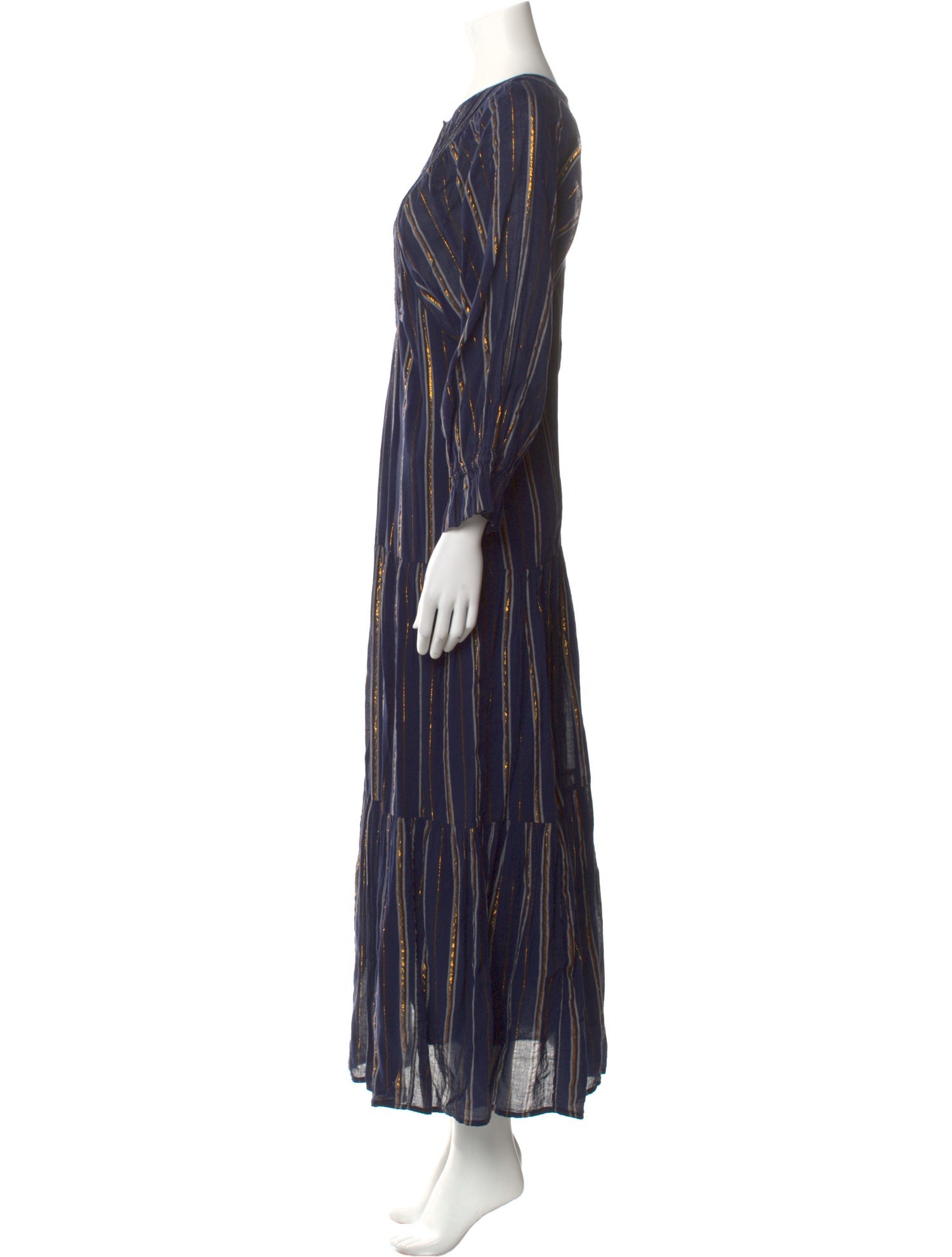 Apiece Apart Striped Long Dress