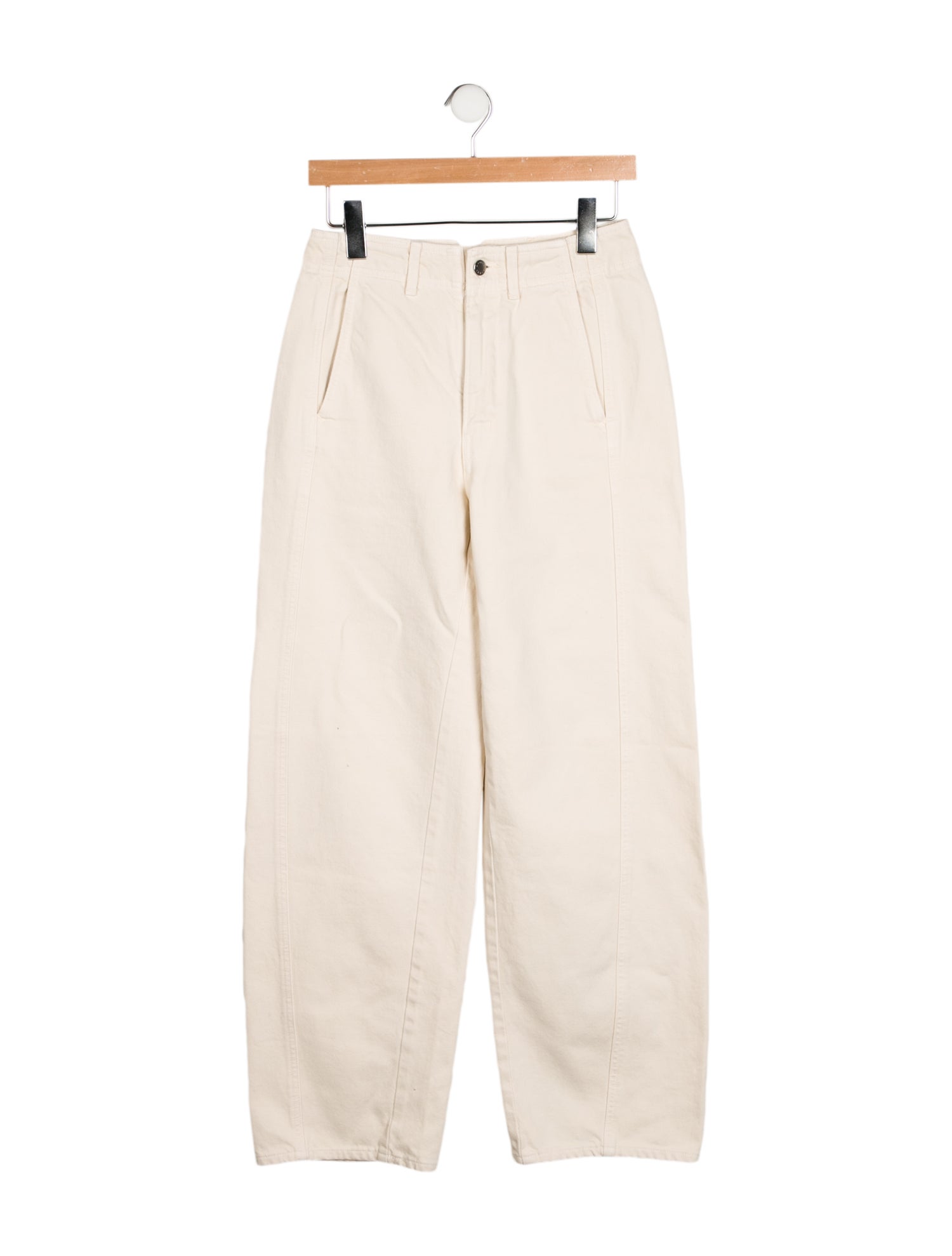 Apiece Apart High-Rise Straight Leg Jeans