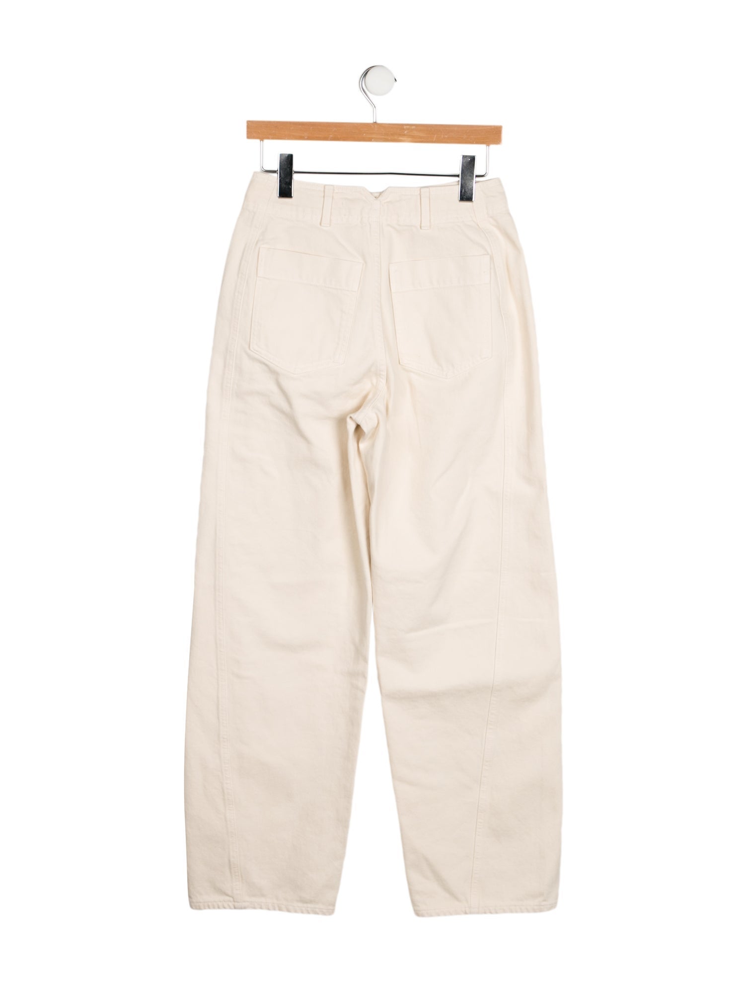 Apiece Apart High-Rise Straight Leg Jeans