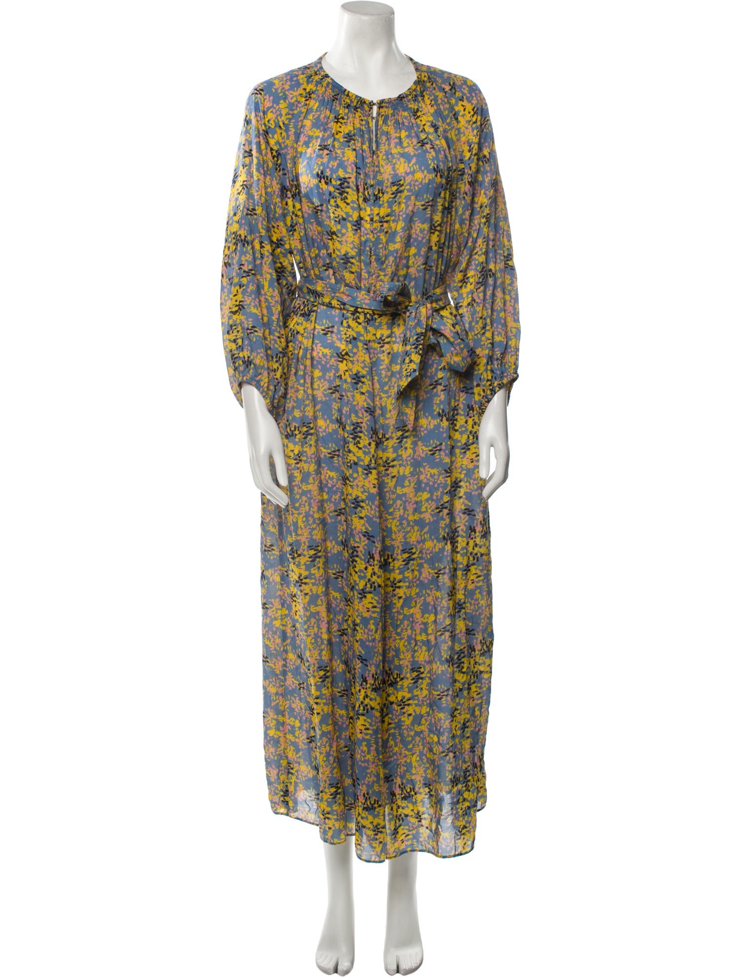 Apiece Apart Printed Scoop Neck Jumpsuit